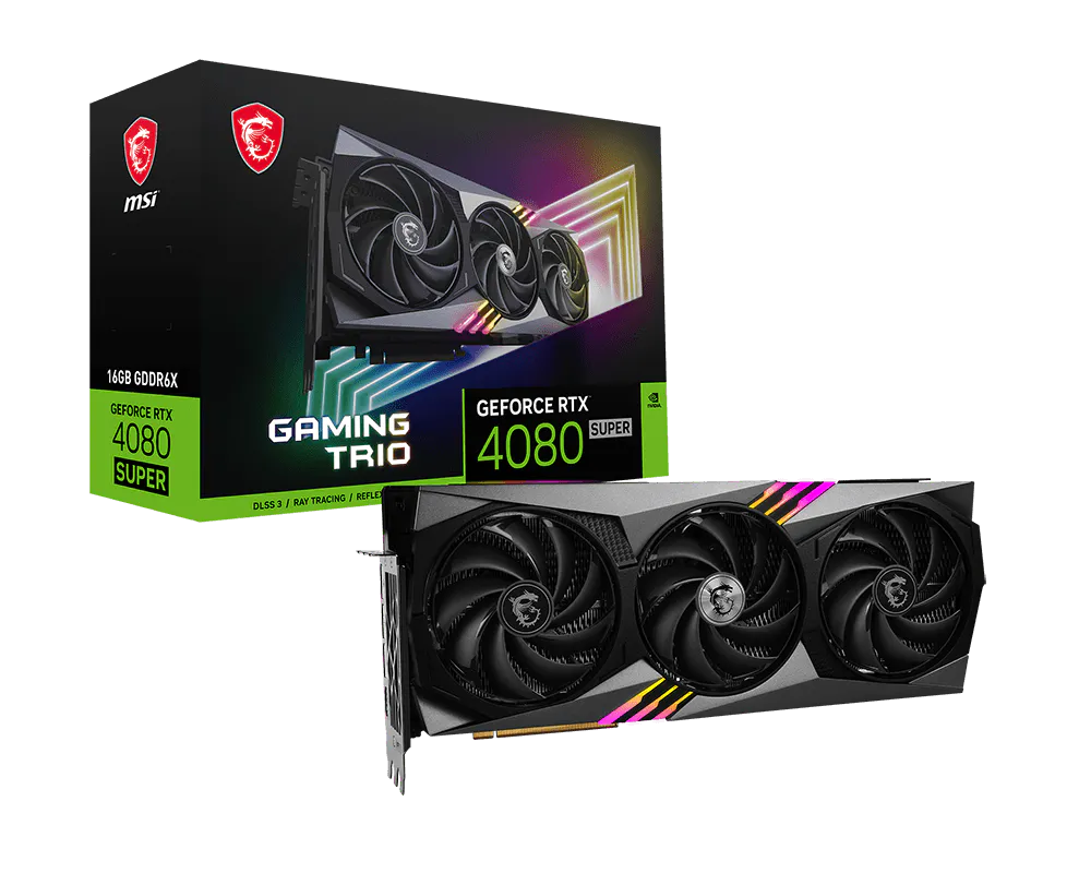 MSI GeForce RTX 4080 SUPER 16G GAMING TRIO